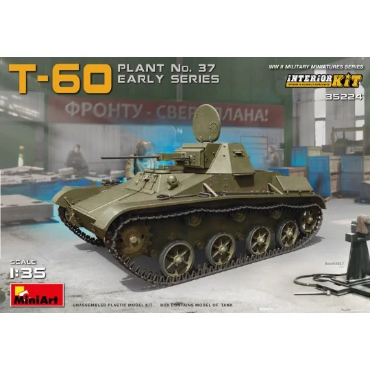 T-60(Plant No.37) Early Series, Autumn 1941 Prod., 1/35 - MiniArt 3... T-60(Plant No.37) Early Series, Autumn 1941 Prod., 1/35 - MiniArt 3...