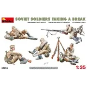 Soviet Soldiers Taking a Break, 1/35 - MiniArt 35233 Soviet Soldiers Taking a Break, 1/35 - MiniArt 35233