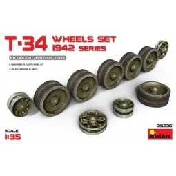 T-34 Wheels Set. 1942 Series, 1/35 - MiniArt 35236