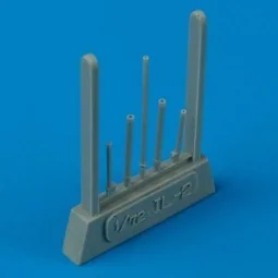 IL-2 Stormovik gun barrels and pitote tube für Academy Bausatz, 1/7...