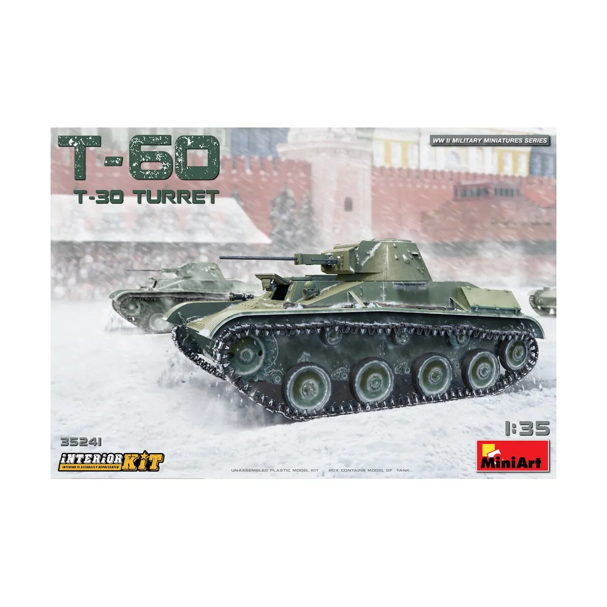 T-60 (T-30 Turret) Interior Kit, 1/35 - MiniArt 35241 T-60 (T-30 Turret) Interior Kit, 1/35 - MiniArt 35241