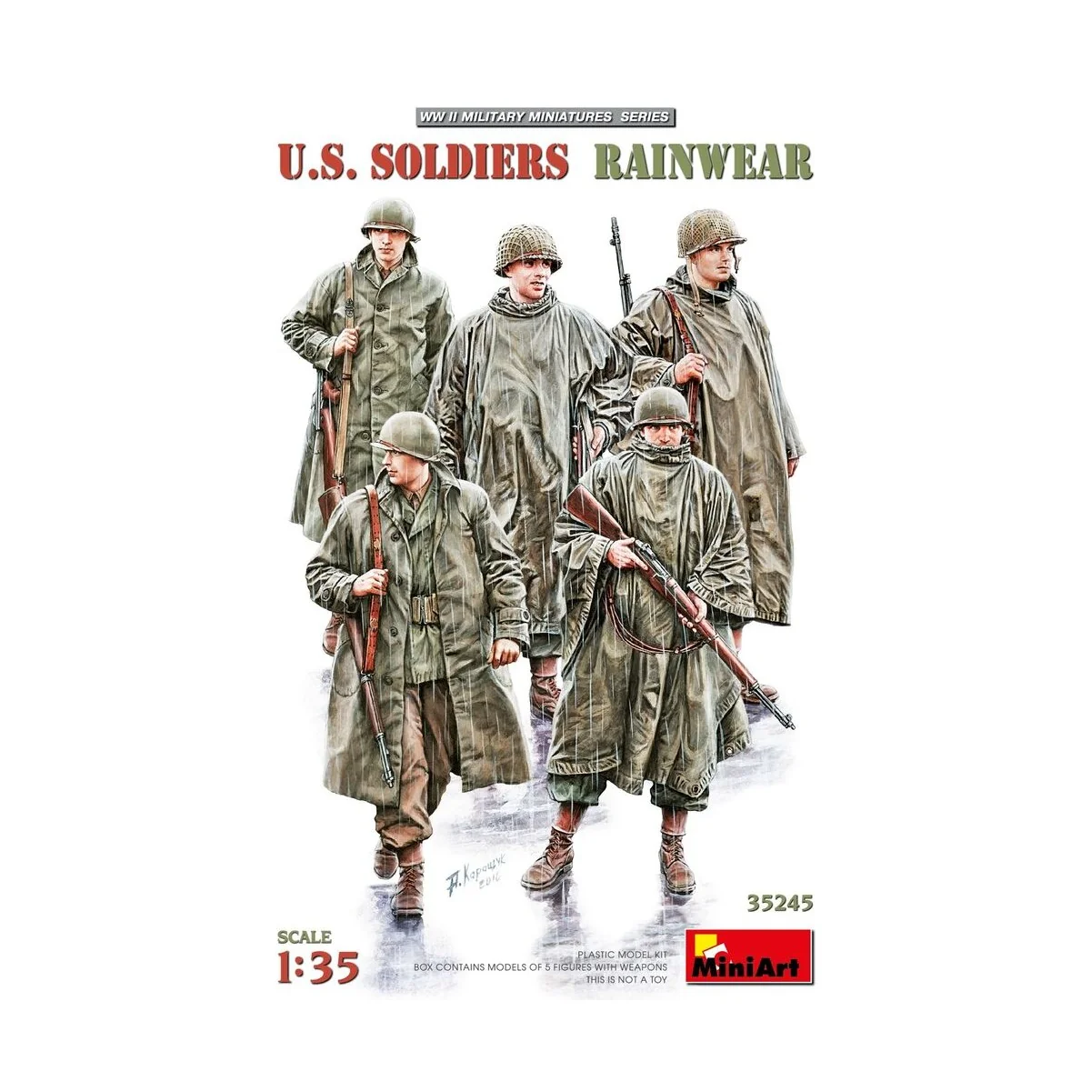 U.S. SOLDIERS RAINWEAR, 1/35 - MiniArt 35245