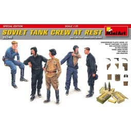 Soviet Tank Crew at Rest.Special Edition, 1/35 - MiniArt 35246