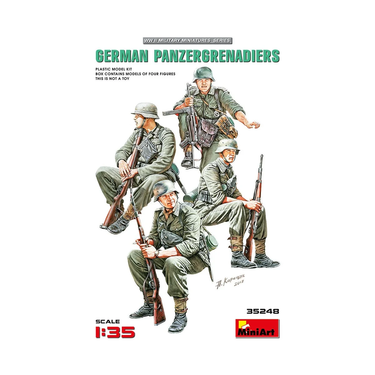 German Panzergrenadiers, 1/35 - MiniArt 35248 German Panzergrenadiers, 1/35 - MiniArt 35248