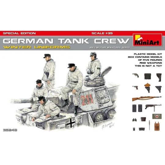 German Tank Crew(Winter Uniforms).SpecialEdition, 1/35 - MiniArt 35249