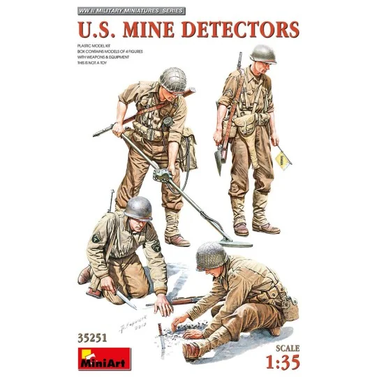 U.S. Mine Detectors, 1/35 - MiniArt 35251 U.S. Mine Detectors, 1/35 - MiniArt 35251