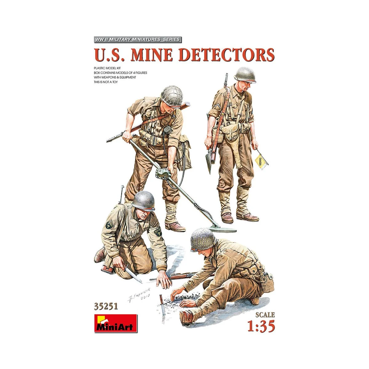 U.S. Mine Detectors, 1/35 - MiniArt 35251 U.S. Mine Detectors, 1/35 - MiniArt 35251