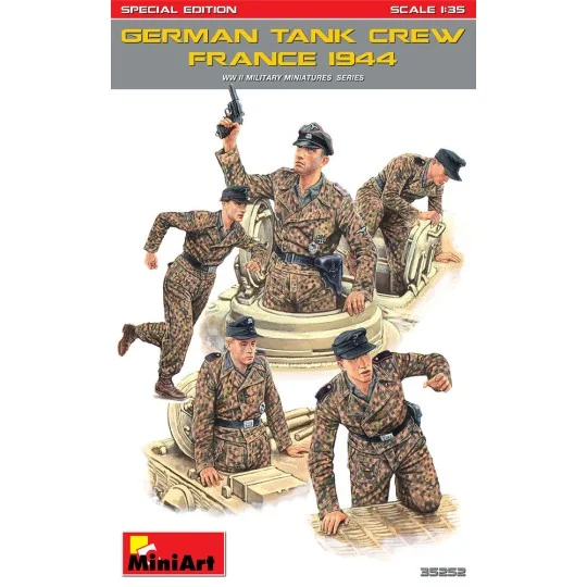German Tank Crew (France 1944). Special Edition, 1/35 - MiniArt 35252 German Tank Crew (France 1944). Special Edition, 1/35 - MiniArt 35252