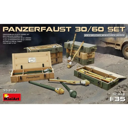 Panzerfaust 30/60 Set, 1/35 - MiniArt 35253 Panzerfaust 30/60 Set, 1/35 - MiniArt 35253