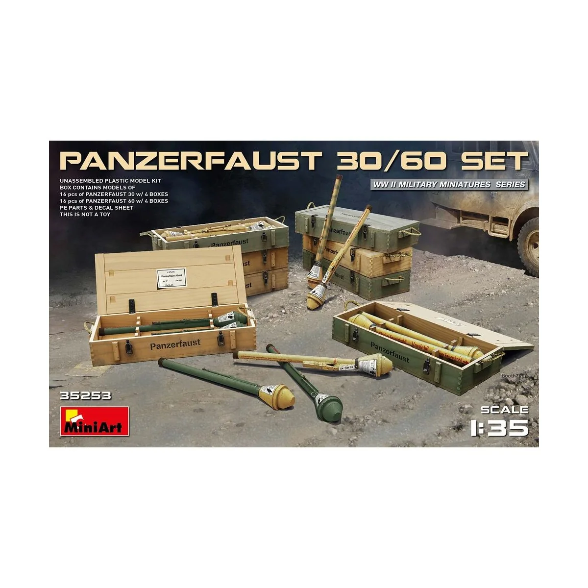 Panzerfaust 30/60 Set, 1/35 - MiniArt 35253 Panzerfaust 30/60 Set, 1/35 - MiniArt 35253