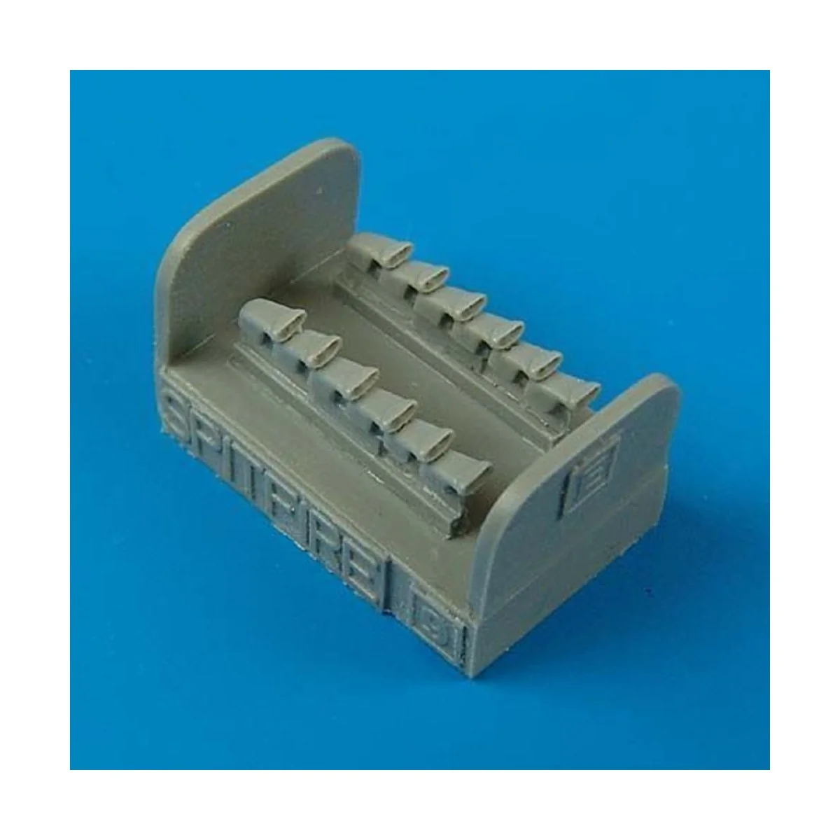 Spitfire Mk. IX exhausts - Fishtail for Hasegawa kit - Quickboost Q...