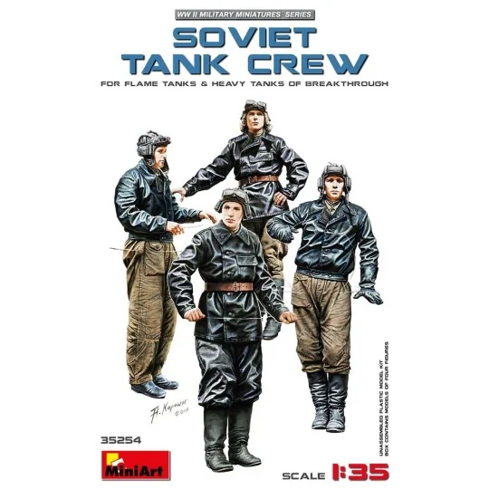 Soviet TankCrew(forFlameTanks&HeavyTanksofBreak), 1/35 - MiniArt 35254