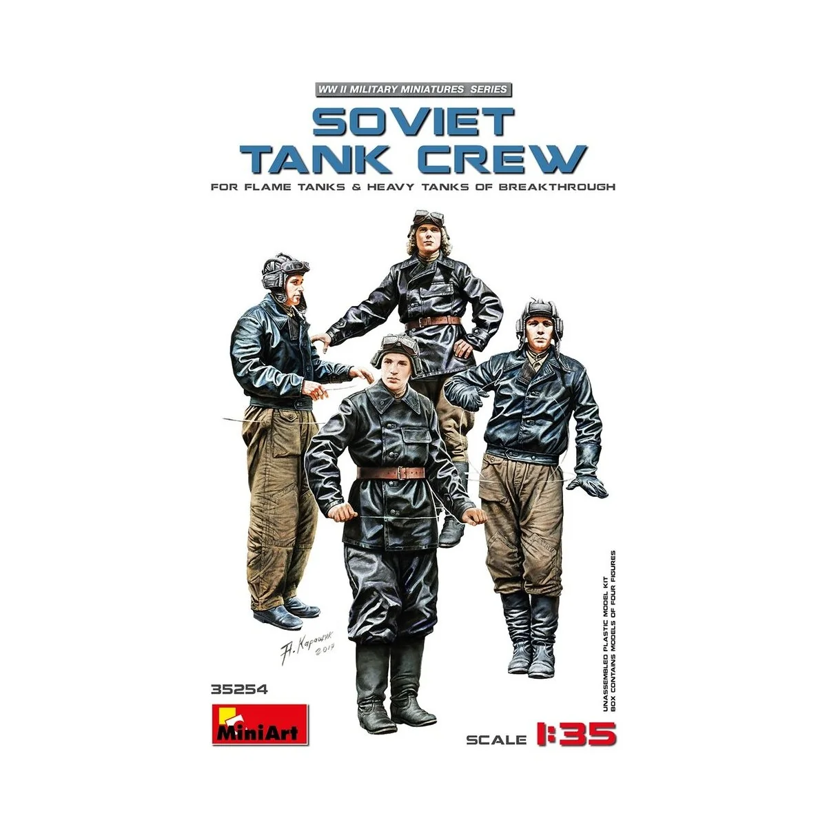 Soviet TankCrew(forFlameTanks&HeavyTanksofBreak), 1/35 - MiniArt 35254