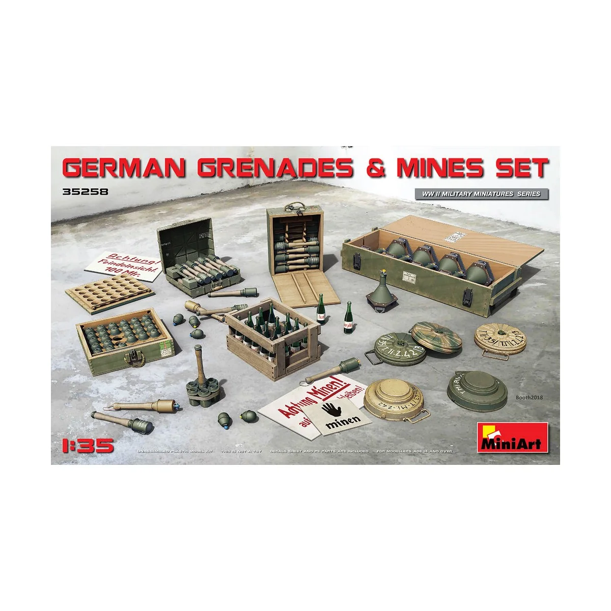 German Grenades & Mines Set, 1/35 - MiniArt 35258
