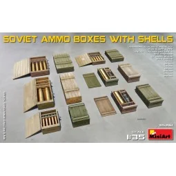Soviet Ammo Boxes w/Shells, 1/35 - MiniArt 35261