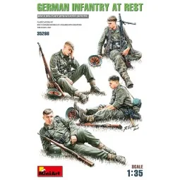 German Infantry at Rest, 1/35 - MiniArt 35266