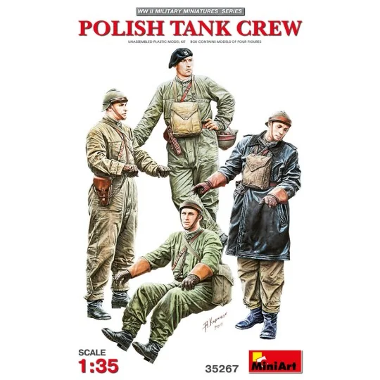 Polish Tank Crew, 1/35 - MiniArt 35267 Polish Tank Crew, 1/35 - MiniArt 35267