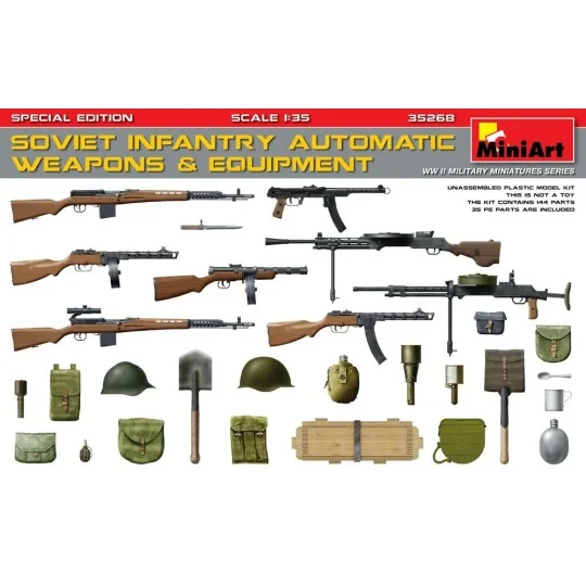 Sov.Inf.Automatic Weapons&Equipment.Sp.Ed., 1/35 - MiniArt 35268