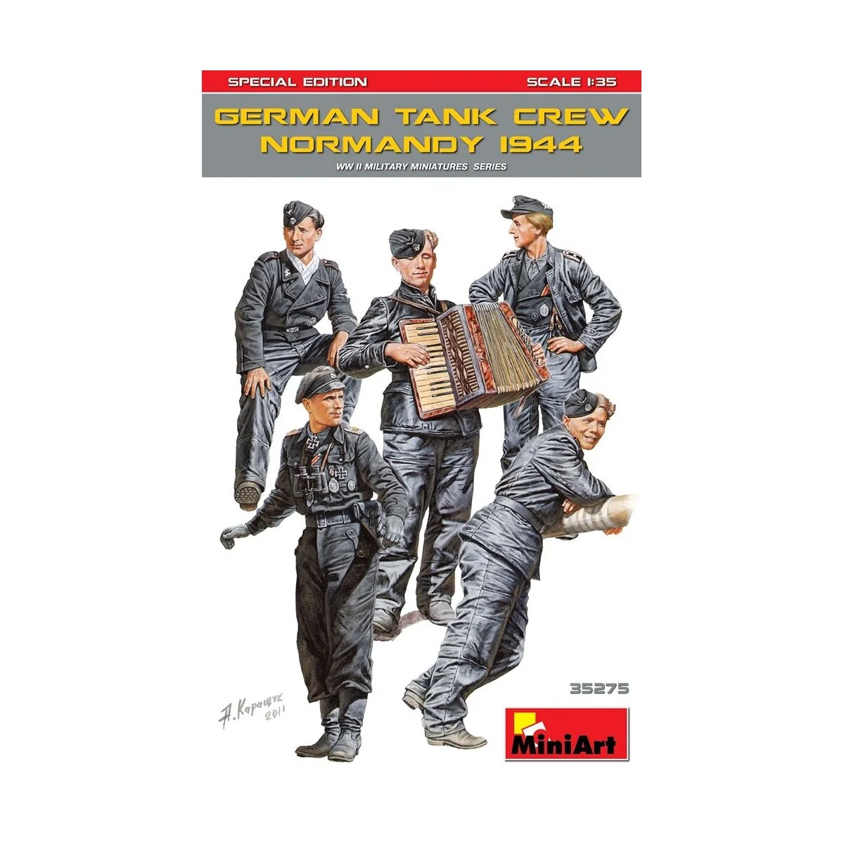 German Tank Crew (Normandy 1944) Special Edition, 1/35 - MiniArt 35275