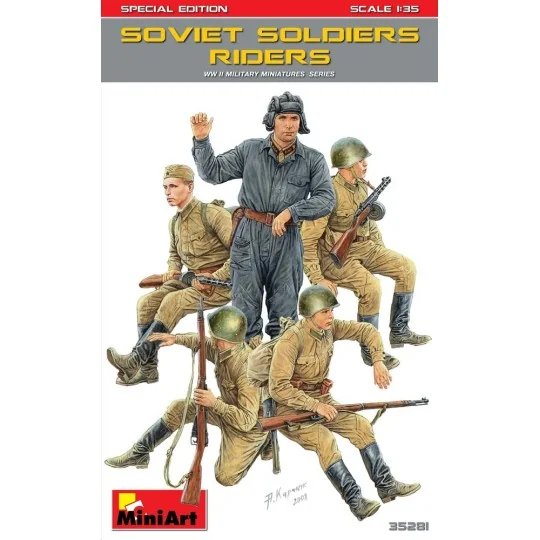 Soviet Soldiers Riders. Special Edition, 1/35 - MiniArt 35281
