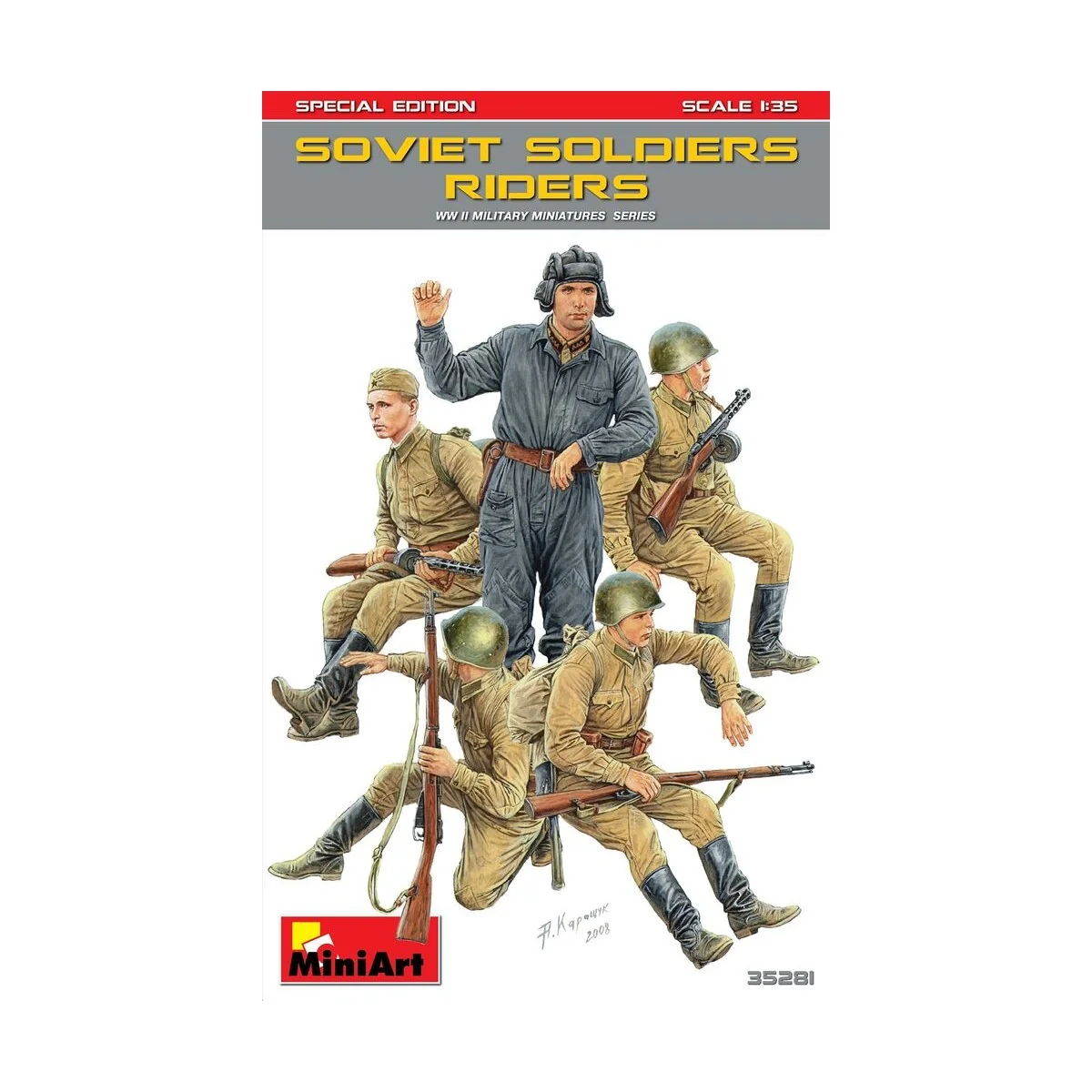 Soviet Soldiers Riders. Special Edition, 1/35 - MiniArt 35281