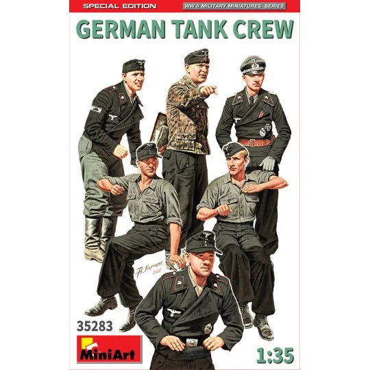 German Tank Crew. Special Edition, 1/35 - MiniArt 35283 German Tank Crew. Special Edition, 1/35 - MiniArt 35283