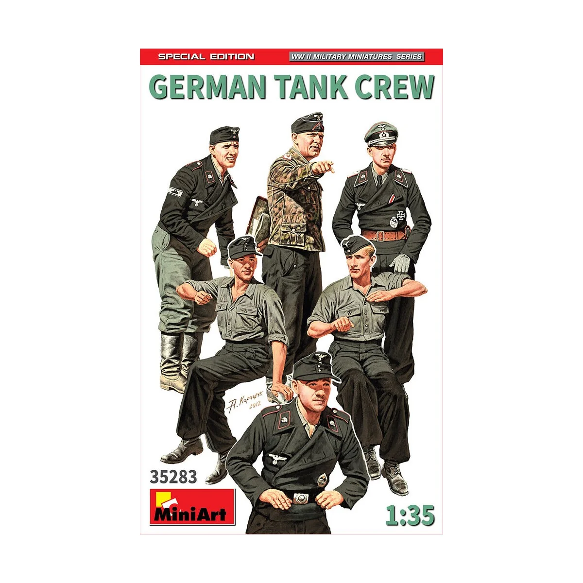 German Tank Crew. Special Edition, 1/35 - MiniArt 35283 German Tank Crew. Special Edition, 1/35 - MiniArt 35283