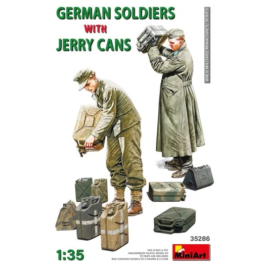 German Soldiers w/Jerry Cans, 1/35 - MiniArt 35286 German Soldiers w/Jerry Cans, 1/35 - MiniArt 35286
