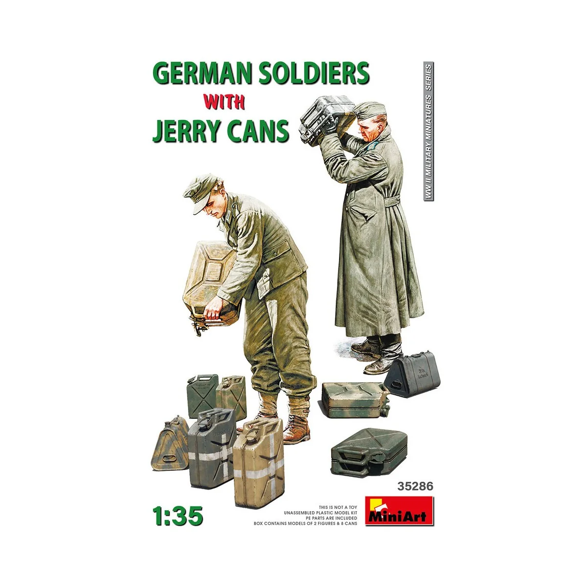 German Soldiers w/Jerry Cans, 1/35 - MiniArt 35286 German Soldiers w/Jerry Cans, 1/35 - MiniArt 35286