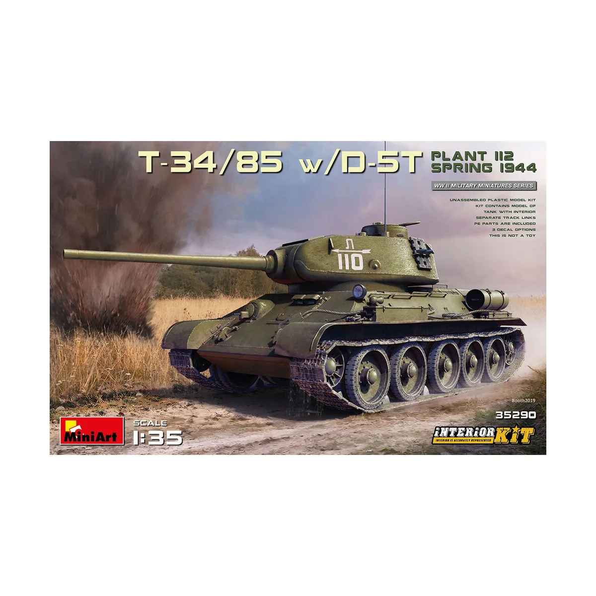 T-34/85 W/D-5T. Plant 112. Spring 1944. Interior Kit, 1/35 - MiniAr... T-34/85 W/D-5T. Plant 112. Spring 1944. Interior Kit, 1/35 - MiniAr...