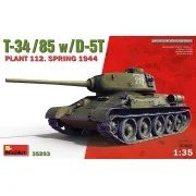 T-34-85 w/D-5T. Plant 112. Spring 1944, 1/35 - MiniArt 35293