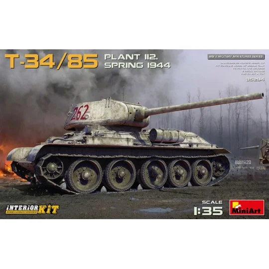 T-34-85 Plant 112. Spring 1944. Interior Kit, 1/35 - MiniArt 35294 T-34-85 Plant 112. Spring 1944. Interior Kit, 1/35 - MiniArt 35294
