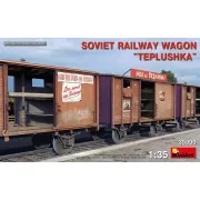 Soviet Railway Wagon Teplushka, 1/35 - MiniArt 35300 Soviet Railway Wagon Teplushka, 1/35 - MiniArt 35300