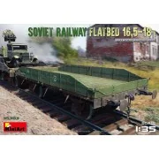 Soviet Railway Flatbed 16, 5-18 t, 1/35 - MiniArt 35303 Soviet Railway Flatbed 16, 5-18 t, 1/35 - MiniArt 35303