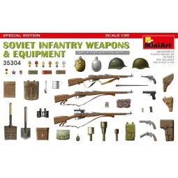 Soviet Infantry Weapons and Equipment. Spec. Ed., 1/35 - MiniArt 35304