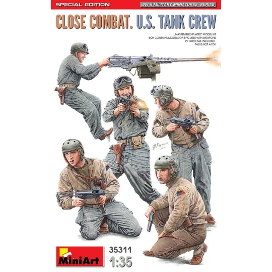 Close Combat. U.S. Tank Crew. Special Edition, 1/35 - MiniArt 35311