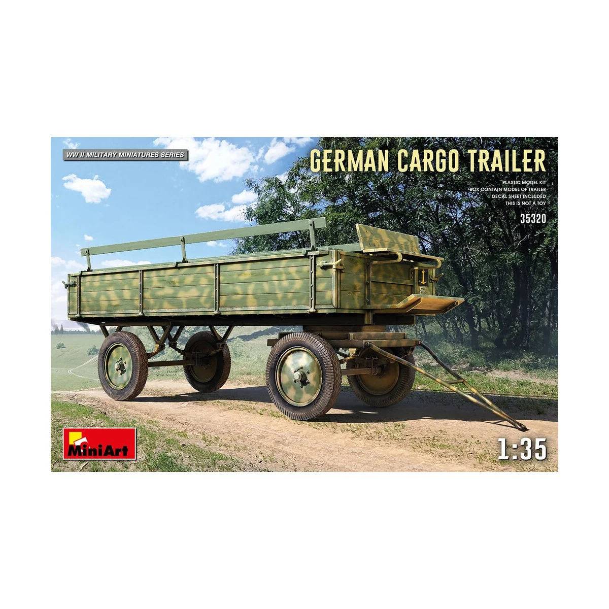 German Cargo Trailer, 1/35 - MiniArt 35320