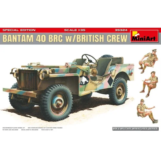 Bantam 40 BRC w/British Crew. Special Edition, 1/35 - MiniArt 35324 Bantam 40 BRC w/British Crew. Special Edition, 1/35 - MiniArt 35324