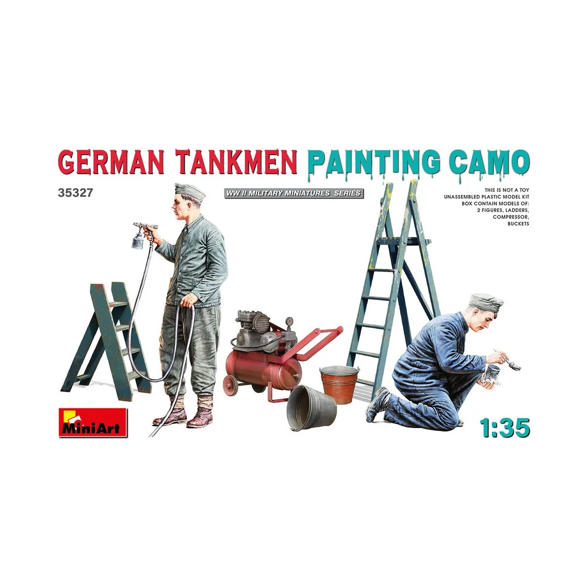 German Tankmen. Painting Camo, 1/35 - MiniArt 35327 German Tankmen. Painting Camo, 1/35 - MiniArt 35327