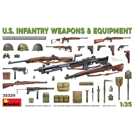 U.S. Infantry Weapons & Equipment, 1/35 - MiniArt 35329