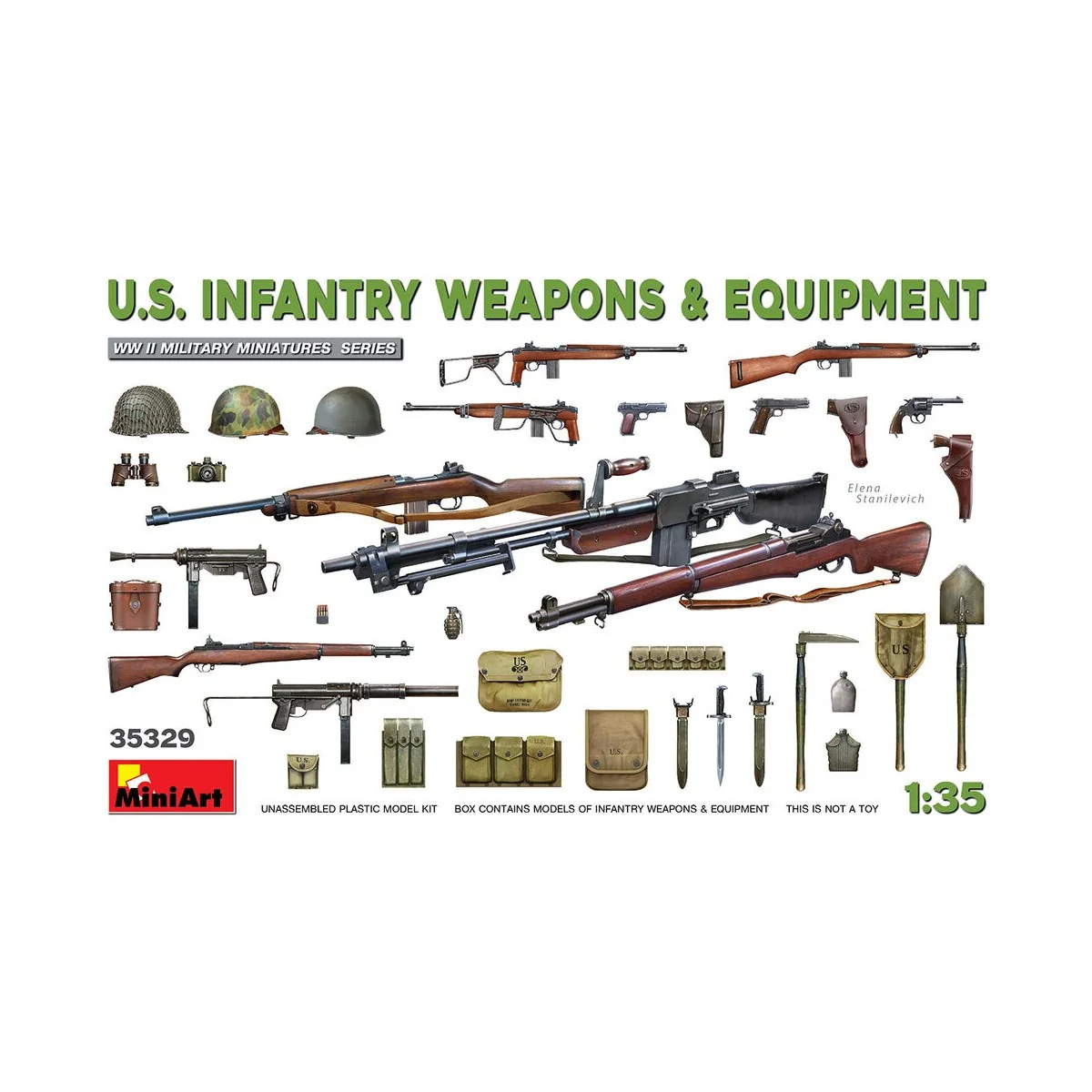 U.S. Infantry Weapons & Equipment, 1/35 - MiniArt 35329