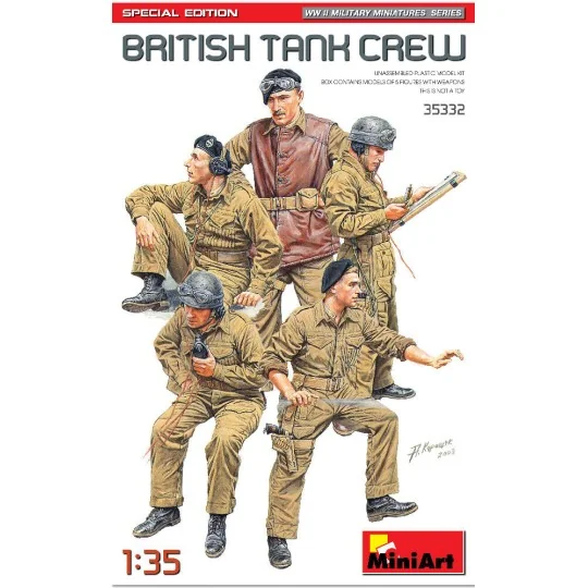 British Tank Crew. Special Edition, 1/35 - MiniArt 35332 British Tank Crew. Special Edition, 1/35 - MiniArt 35332