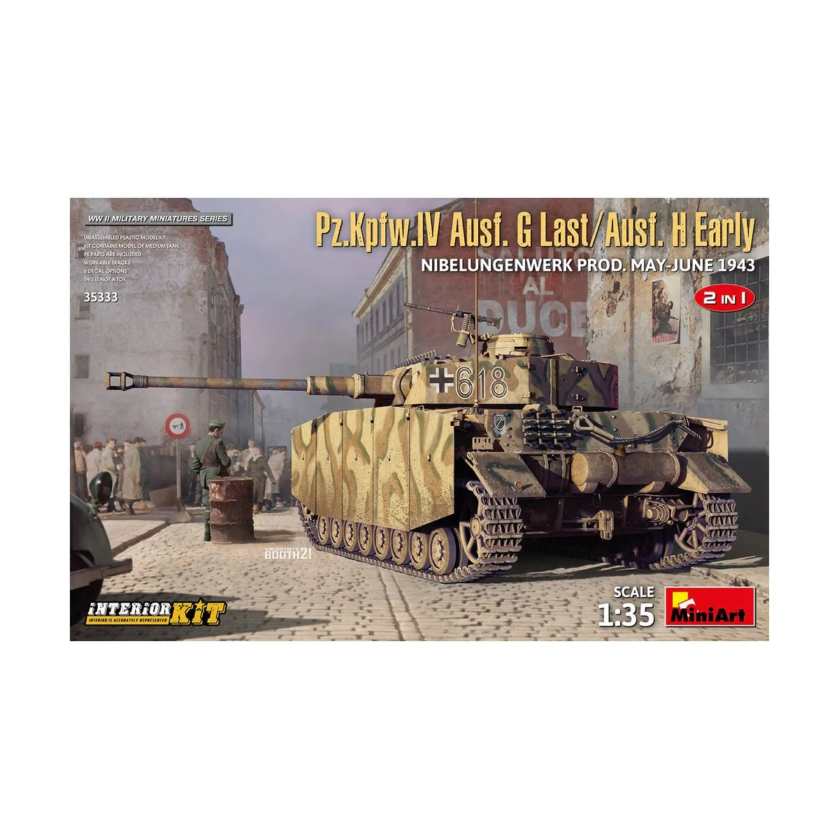 Pz.Kpfw.IV Ausf. G-Last/H-Early Nibelungenwerk Prod. (May-June 1943...