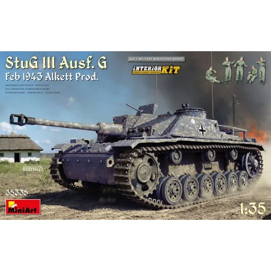 StuG III Ausf. G Feb 1943 Alkett Prod. Interior Kit, 1/35 - MiniArt... StuG III Ausf. G Feb 1943 Alkett Prod. Interior Kit, 1/35 - MiniArt...