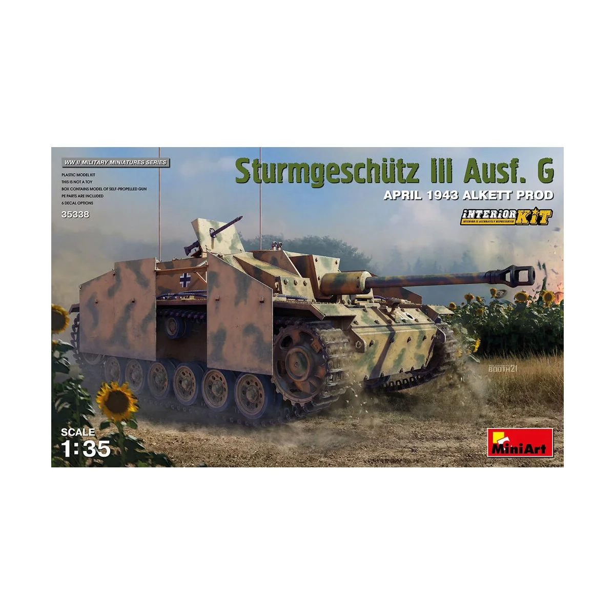 Sturmgeschutz III Ausf. G April 1943 Alkett Prod. Interior Kit, 1/3...