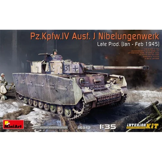 Pz.Kpfw.IV Ausf. J Nibelungenwerk Late Prod. (Jan - Feb 1945) Inter...