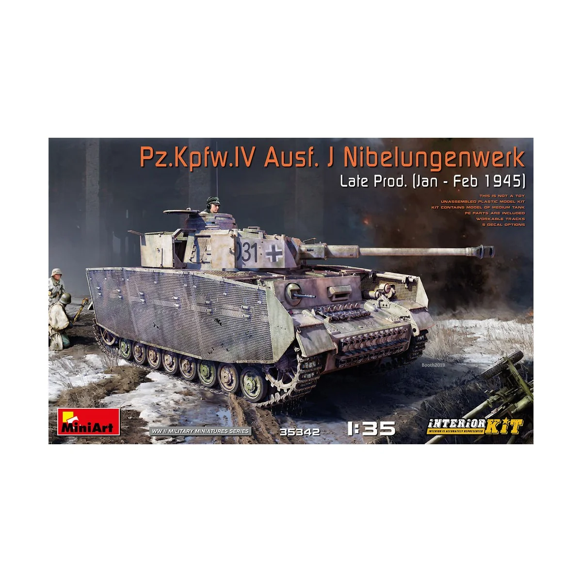 Pz.Kpfw.IV Ausf. J Nibelungenwerk Late Prod. (Jan - Feb 1945) Inter...