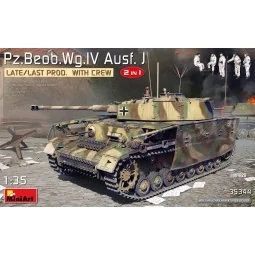 Pz.Beob.Wg.IV Ausf. J Late/Last Prod. 2 in 1 w/Crew, 1/35 - MiniArt...