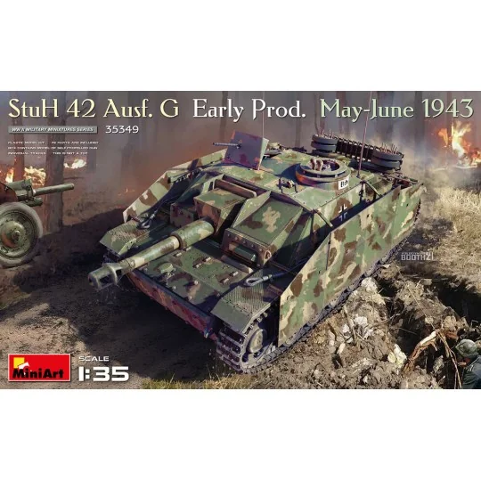 StuH 42 Ausf. G Early Prod (May-June 1943), 1/35 - MiniArt 35349 StuH 42 Ausf. G Early Prod (May-June 1943), 1/35 - MiniArt 35349