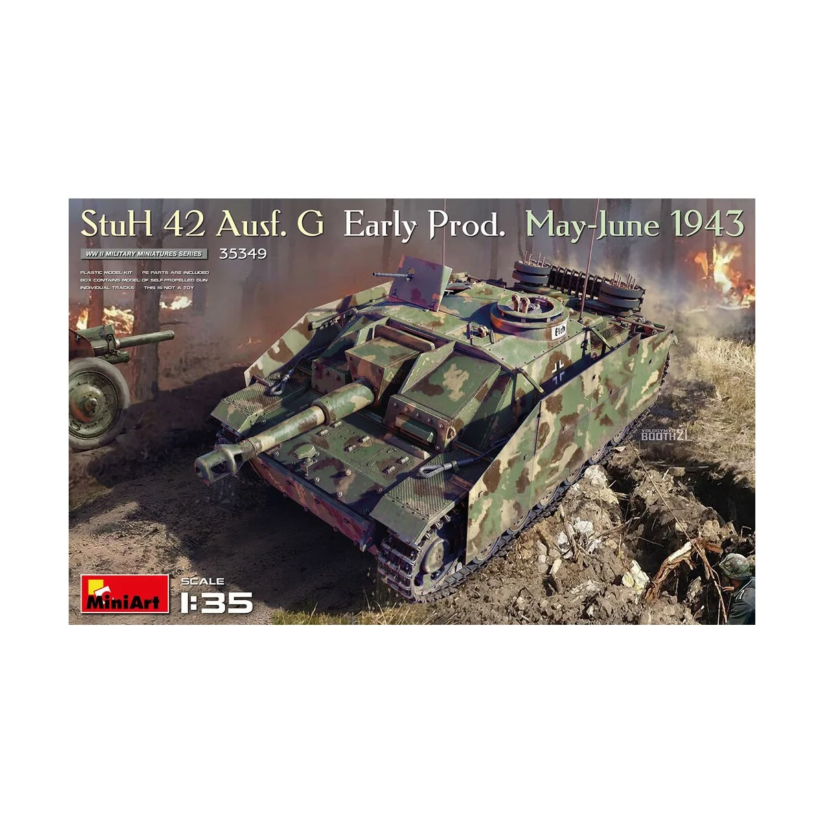 StuH 42 Ausf. G Early Prod (May-June 1943), 1/35 - MiniArt 35349 StuH 42 Ausf. G Early Prod (May-June 1943), 1/35 - MiniArt 35349